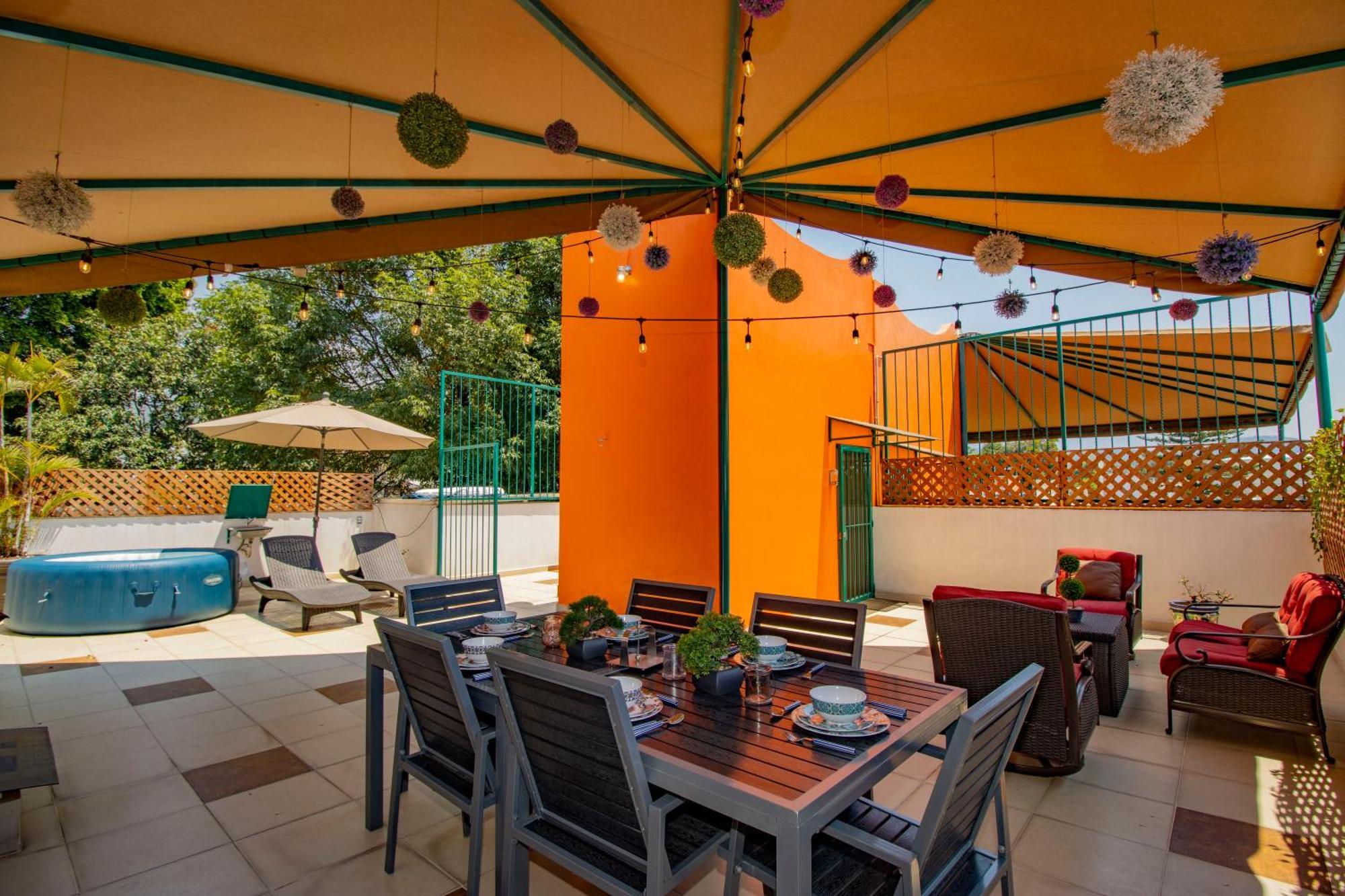 New! Bamboo Rooftop Villa Cuernavaca Ngoại thất bức ảnh